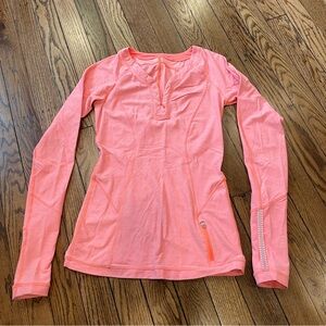 Lululemon 1/4 zip neon pullover